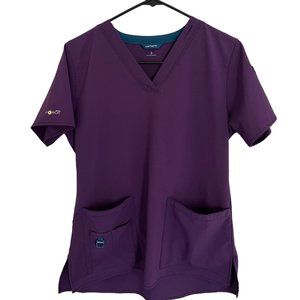 Carharrt Purple Scrub Top Size S